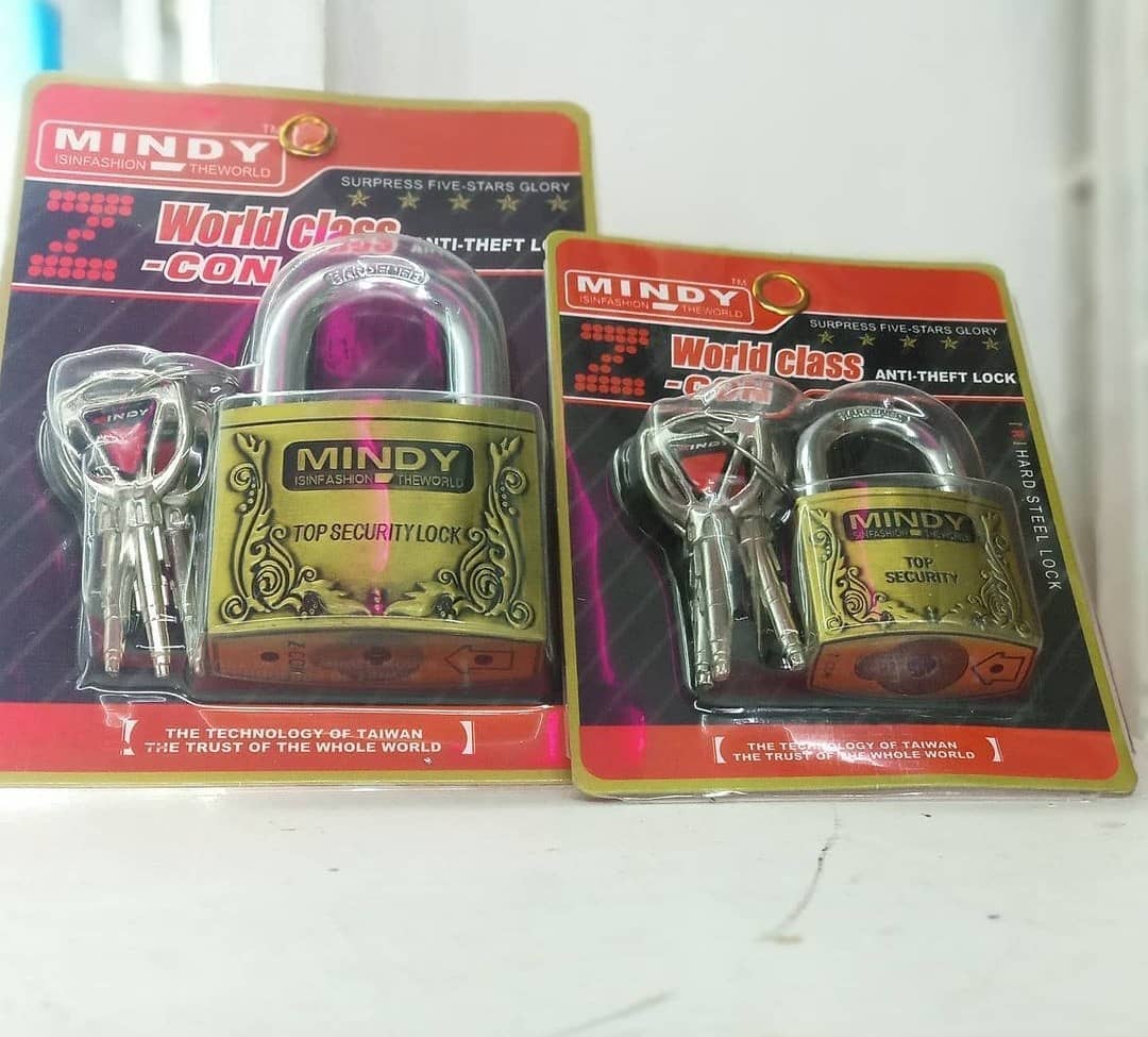 Mindy Brass Padlock 40mm/50mm/60mm/70mm - Image 2