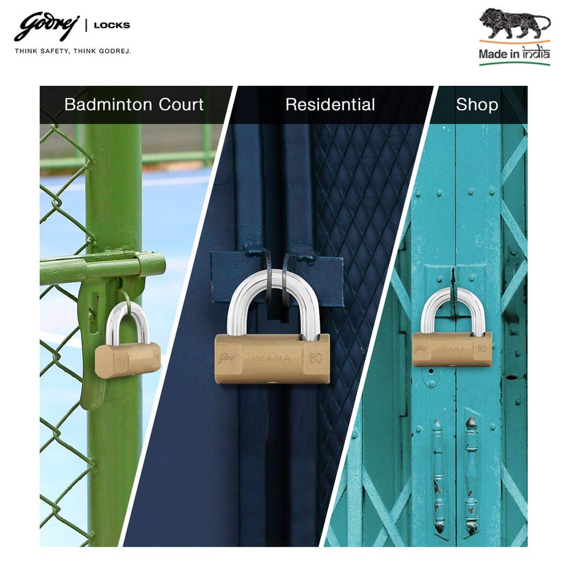GODREJ Padlock Cylindrical 80mm - Image 4