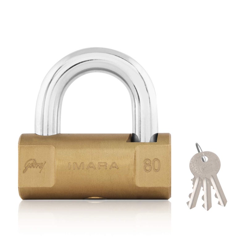 Godrej 80mm cylindrical padlock