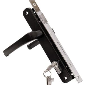 KAC aluminium door lock with black handle